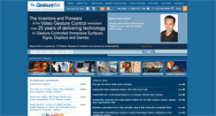 Desktop Screenshot of gesturetek.com